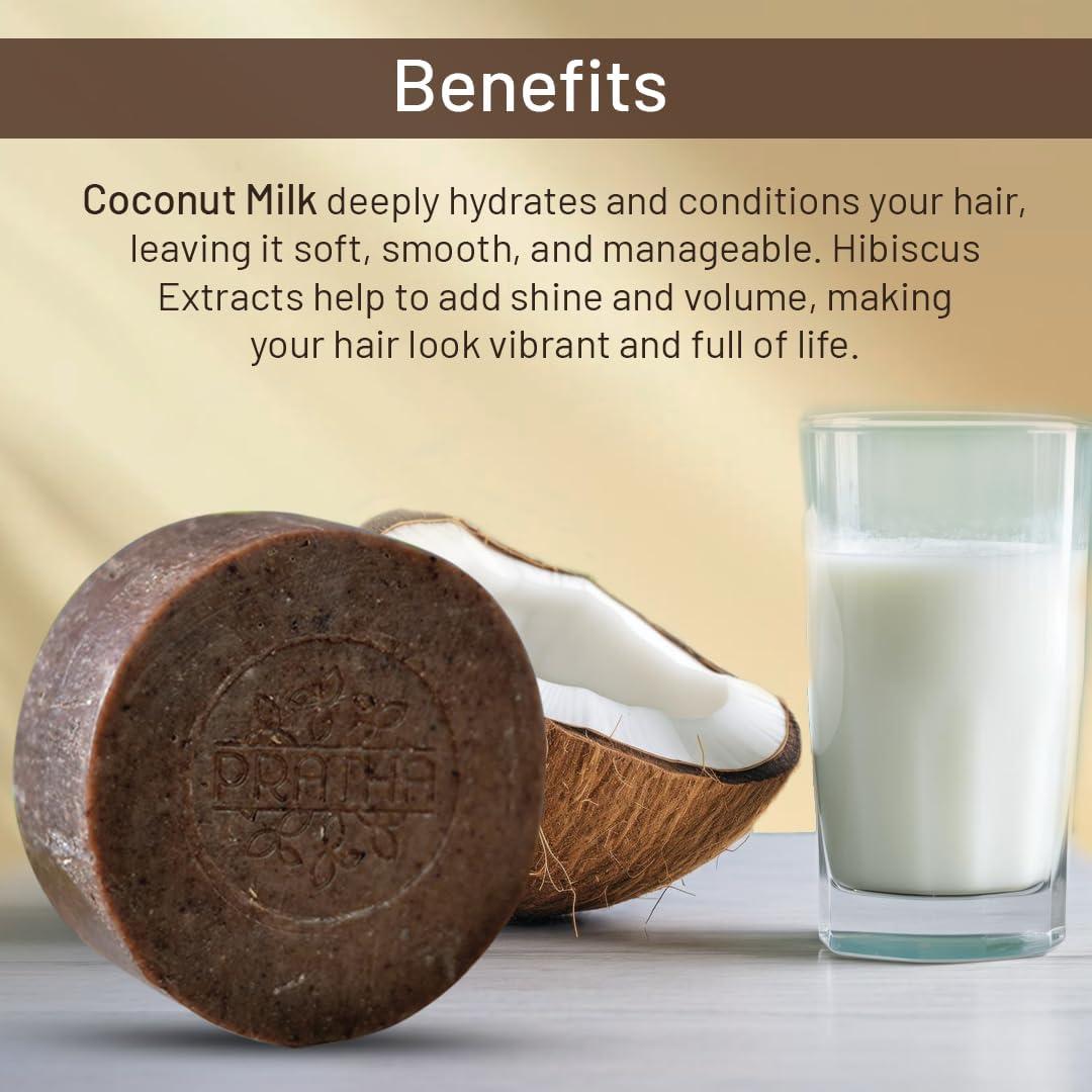 Generic Shampoo Bar - Shikakai Reetha Amala Bhrujngaraj Coconut Milk -100gm