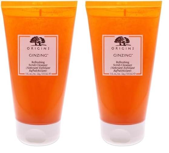 Origins Origins Ginzing Refreshing Scrub Cleanser, 5 Ounce (Pack of 2)