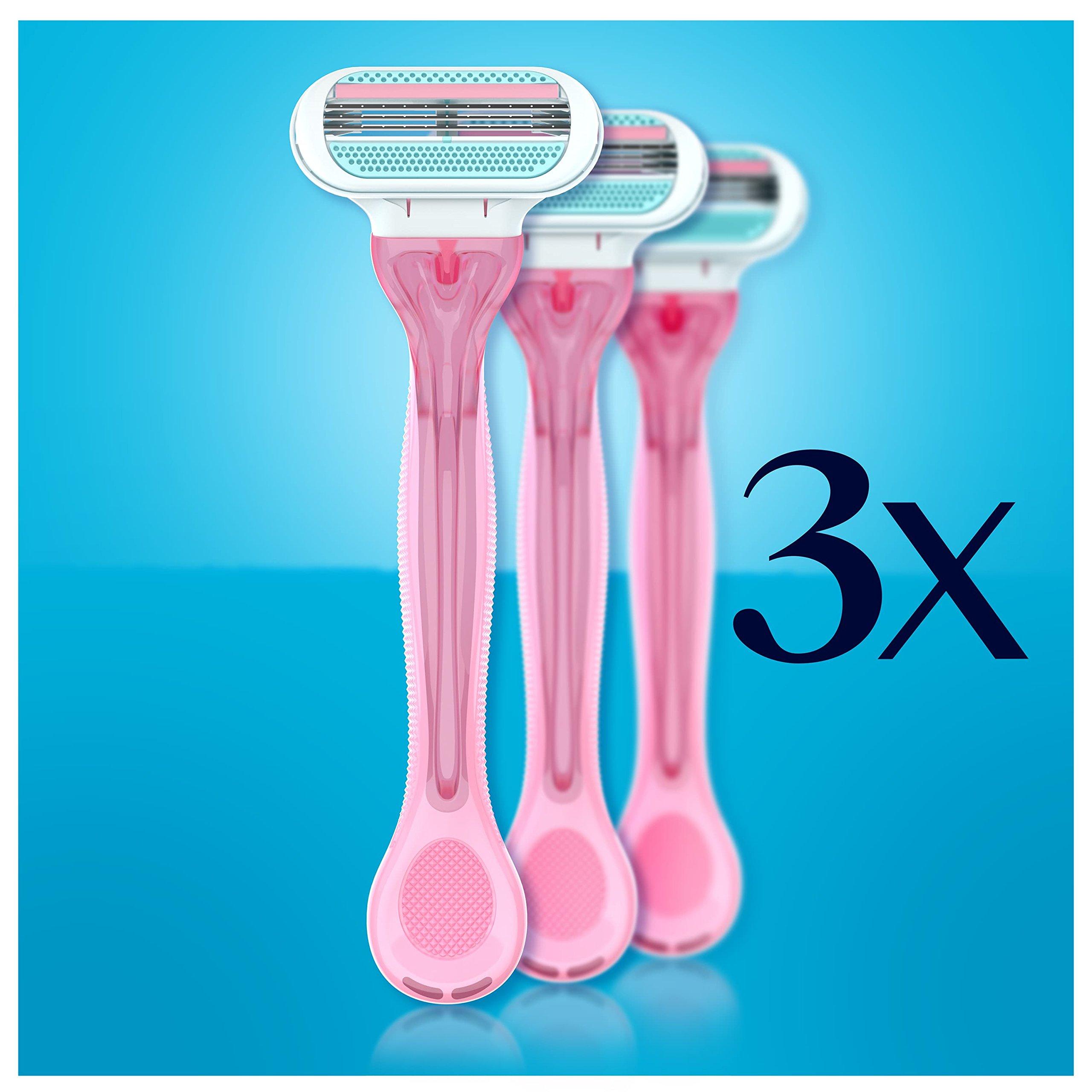 Gillette Venus Gillette Venus Women\'s Disposable Razor with Blades, Sensitive, 3 Count