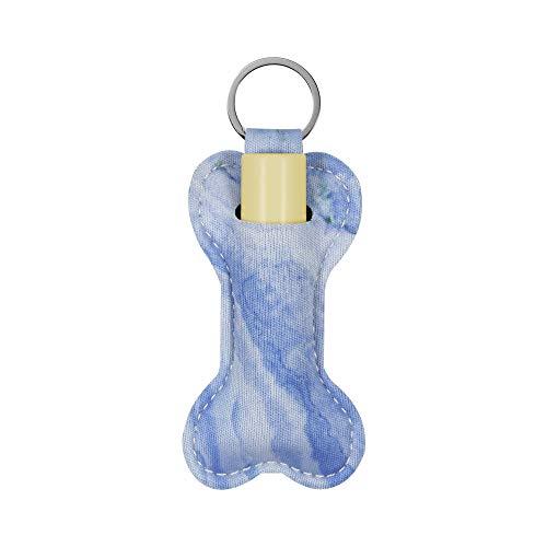 Beautyflier Beautyflier Neoprene Chapstick Lipstick Keychain Holder (Marble Pattern)