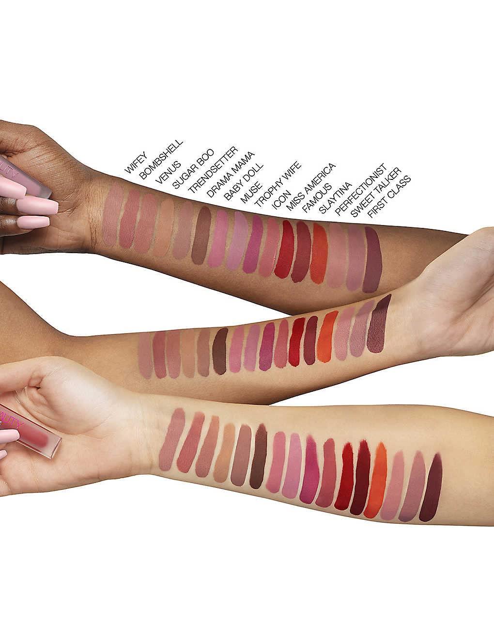 HUDABEAUTY HUDA BEAUTY Liquid Matte Ultra-Comfort Transfer-proof Lipstick Miss America