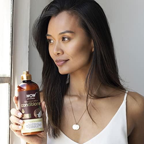 WOW Skin Science WOW Skin Science Coconut Milk Hair Conditioner for Dry Hair - Deep Conditioner for Dry Damaged Hair Sulfate Free Conditioner - Curly Hair Conditioner - Conditioner for Men & Women