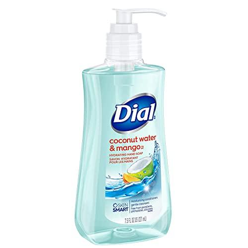 Dial Dial Liquid Hand Soap Coconut Water and Mango 7.5 Oz (Pack of 6)
