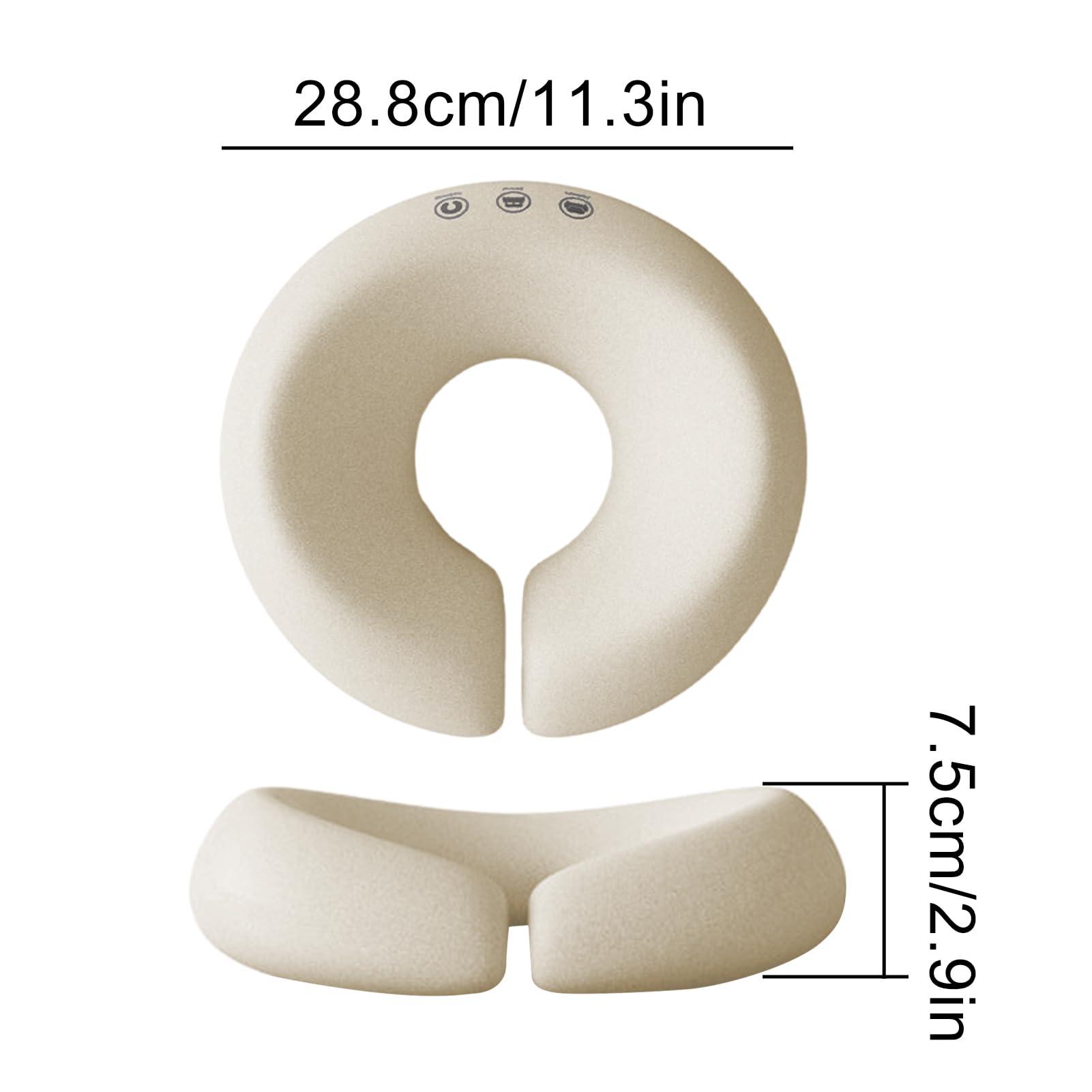 GEUGECY Massage Face Cradle Cushion, Massage Bed Headrest Pillow, Massage Head Rest for Bed, Face Down Cushion, Massage Face Pillow, Comfortable U-Shaped Headrest Face Rest Neck Head Cushion for Massage Spa