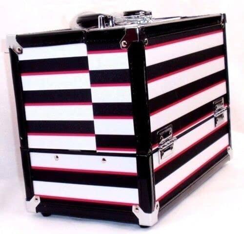 NinthAvenue Basics Caboodles Inspired Train Case Makeup Cosmetic Organizer