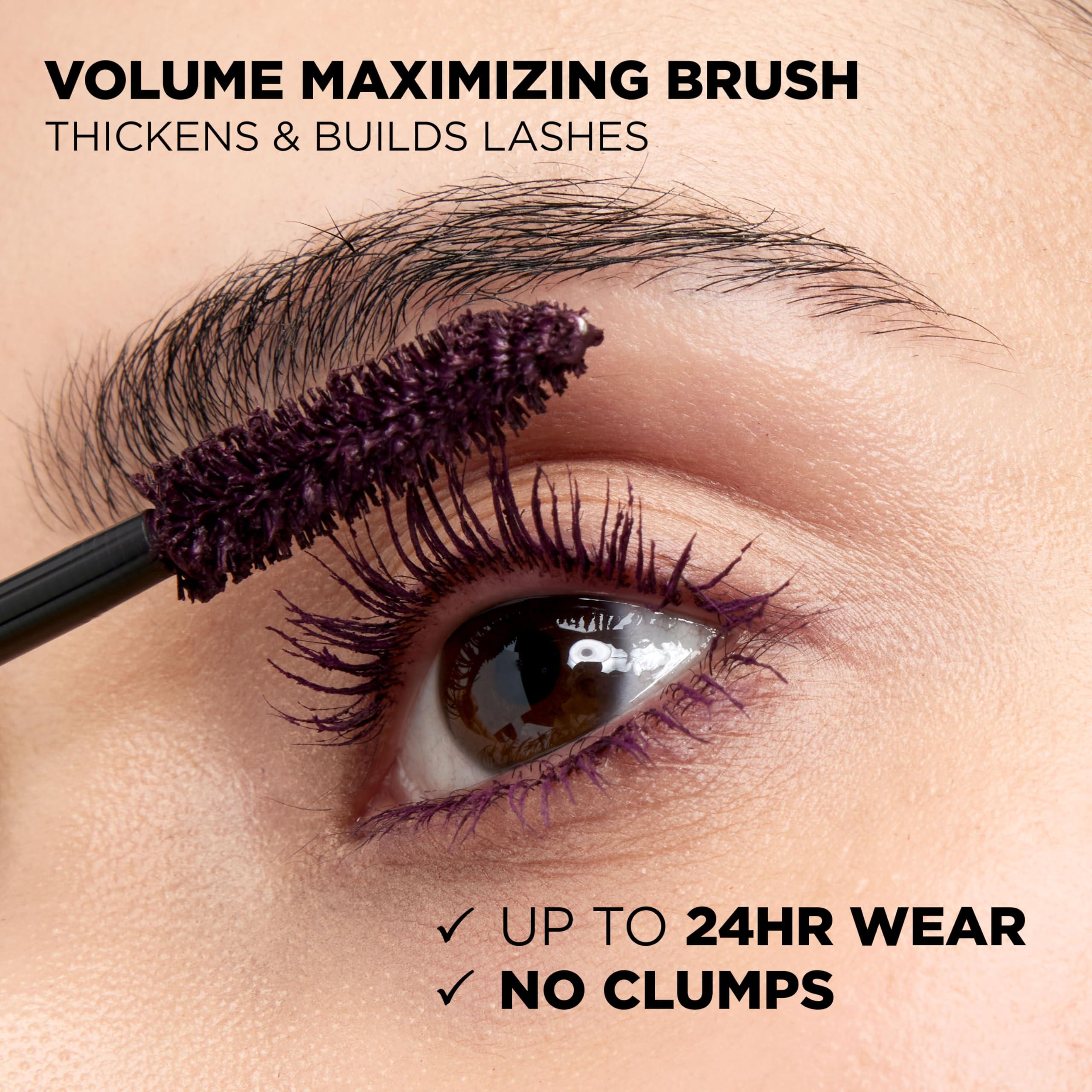 L'Oréal Paris LOral Paris LOreal Paris Original Voluminous Mascara, Building Mascara Volume and Length Formula, Washable, Deep Violet, 0.26 Fl Oz., 1 Count