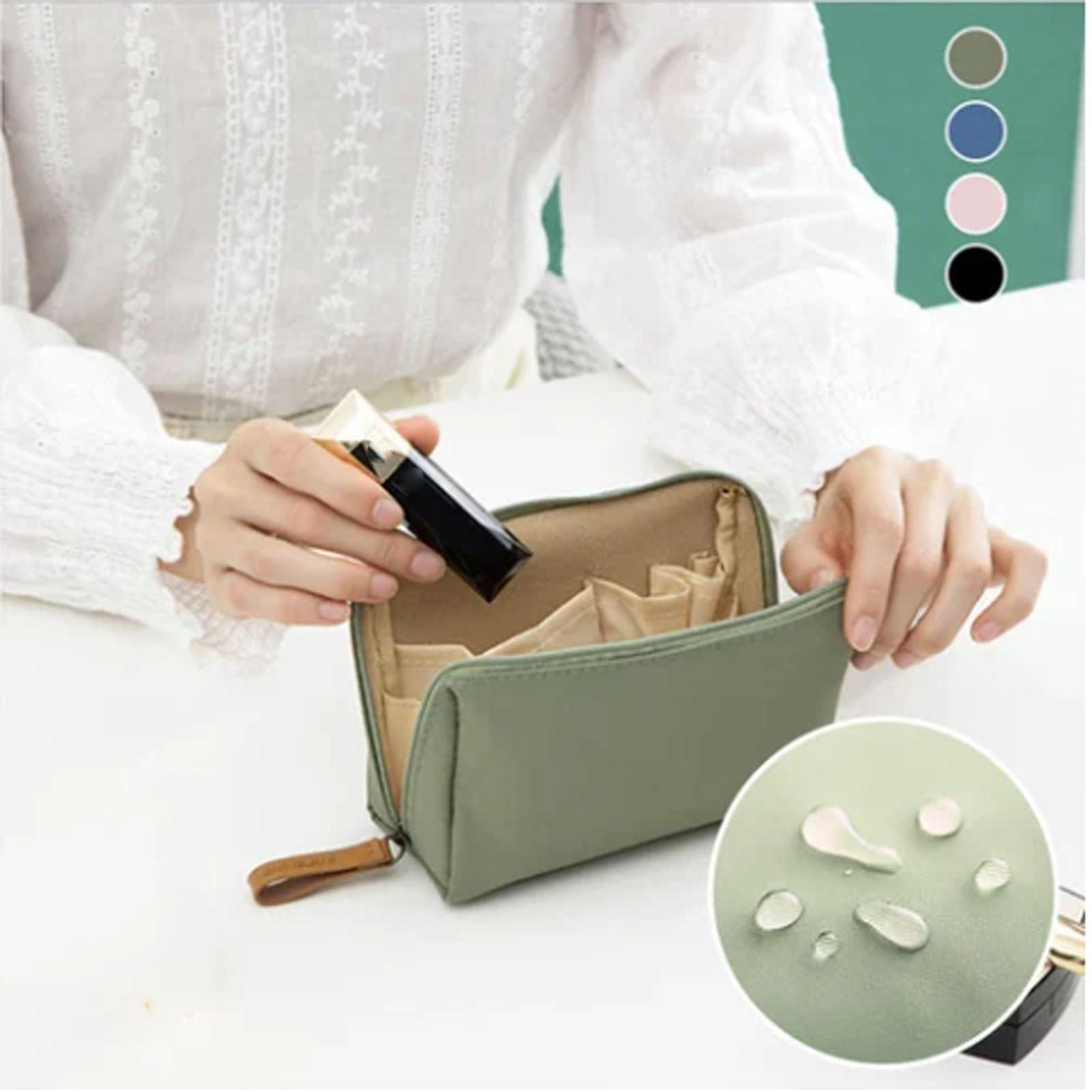 RRULNVGYQ RRULNVGYQ Set Patient Makeup Bag, Multi Compartment Toiletry Cosmetic Bag,Beauty Toiletry Bag with Dividers,Large Cosmetic Toiletry Bags for Traveling Women,Cotton Makeup Bag /826