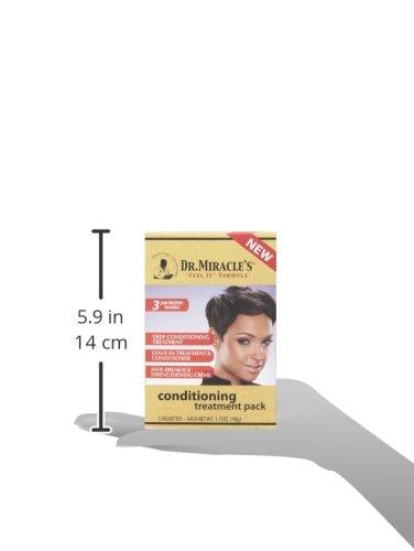 Dr. Miracle's Dr. Miracle's Deep Conditioning Treatment Pack, 1.75 Ounce, 871240