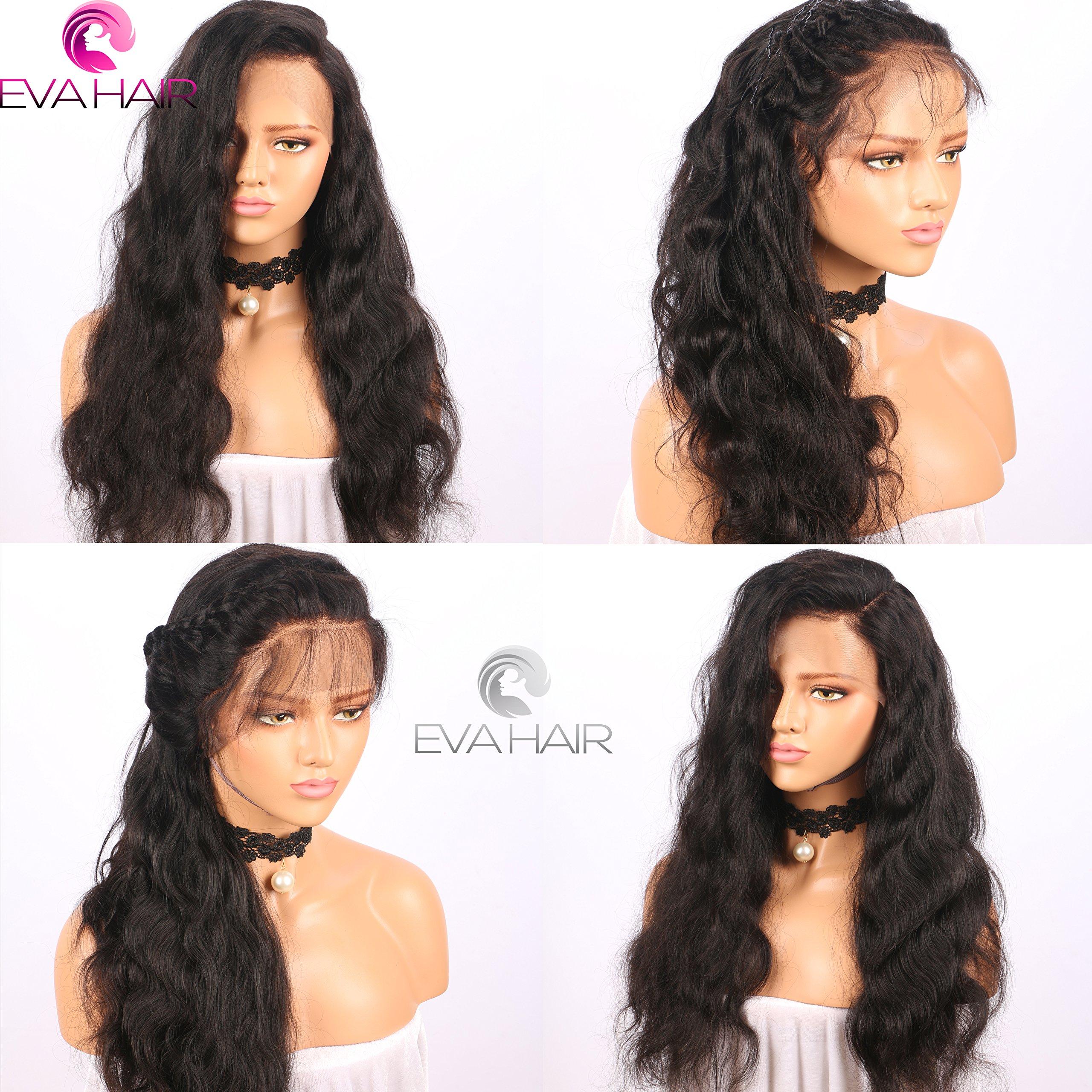 EVA HAIR EVA HAIR 180% 250% Density 360 Lace Frontal Wig With Baby Hair 10\"-22\" Body Wave Pre Plucked Natural Hairline Brazilian Remy Hair Wig