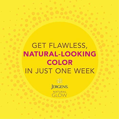 Jergens Jergens Natural Glow Self Tanner Body Lotion, Sunless Tanning, Medium to Deep Skin Tone, Daily Moisturizer with Coconut Oil, Vitamin E and Antioxidants, 7.5 Oz