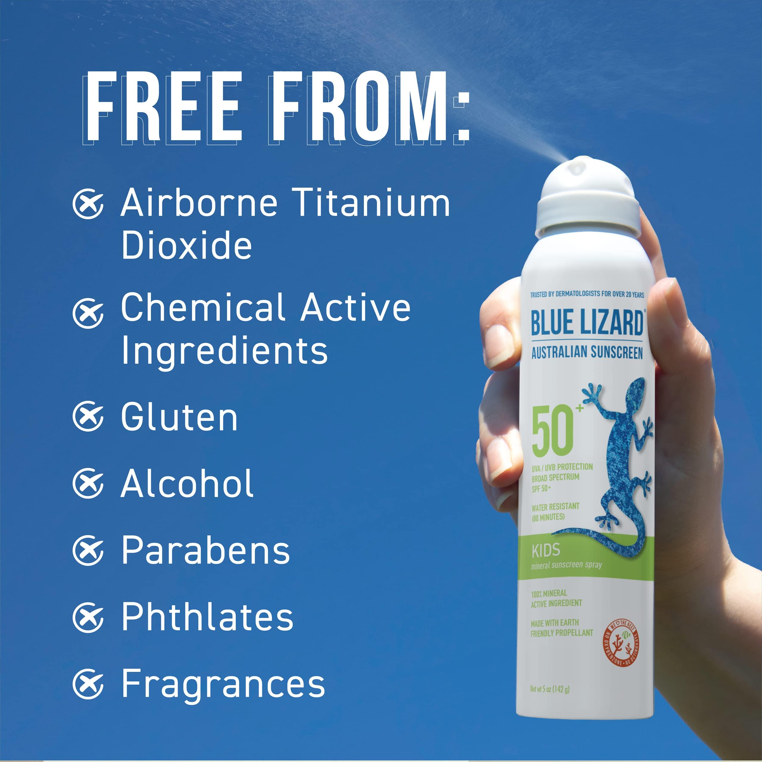BLUE LIZARD Blue Lizard Kids Mineral Sunscreen Lotion & Spray SPF 50+ 5oz