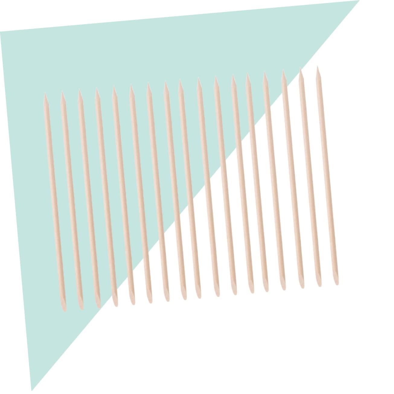 Healeved Healeved Nail Tools for Nail Art Wooden Sticks Cuticle Pusher 200pcs Manicure Pushers Nail Wooden Stick