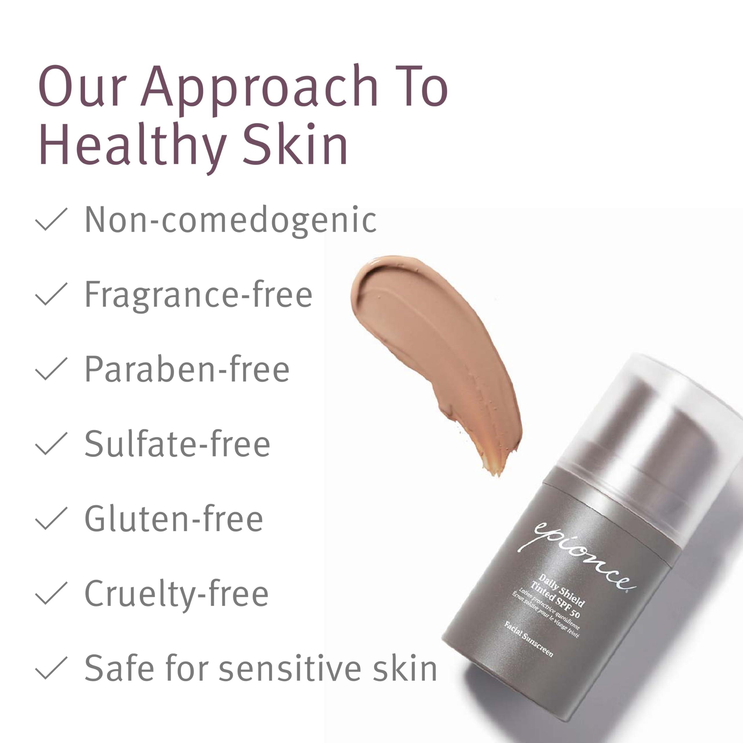 Epionce Epionce Daily Shield Tinted SPF 50 Sunscreen - Water Resistant Broad Spectrum UV Protection Facial Sunscreen with Titanium Dioxide & Zinc Oxide, For All Skin Types, Dermatologist Skincare
