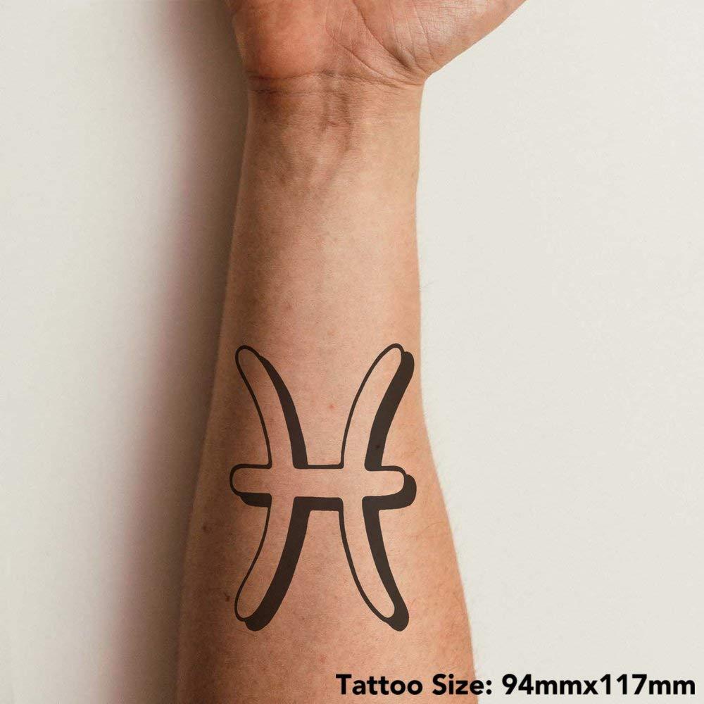 Azeeda Azeeda Large \'Pisces Symbol\' Temporary Tattoo (TO00027282)