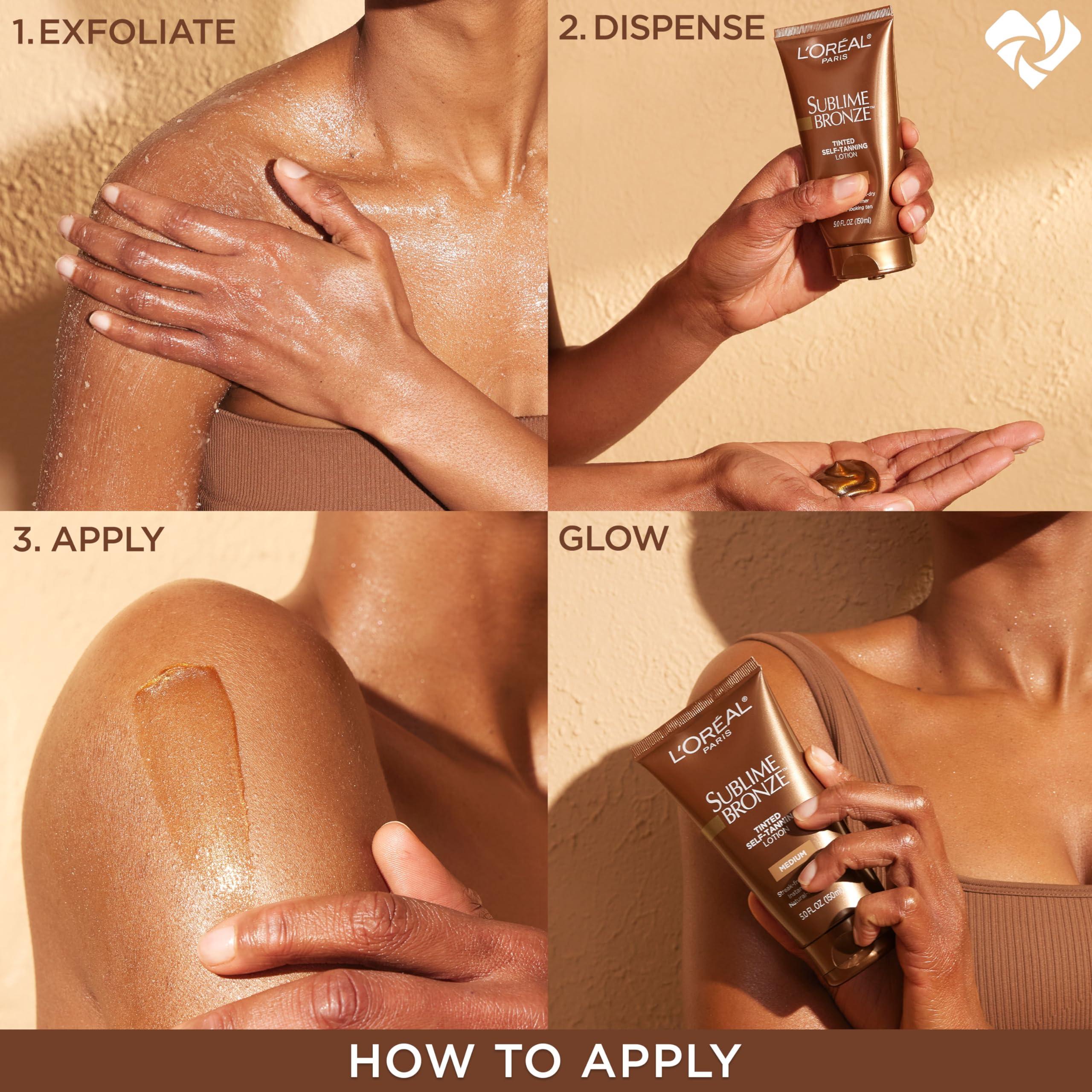 L'Oréal Paris L\'Oreal Paris Sublime Bronze Tinted Self Tanning Lotion, Medium Natural Tan 5 fl. Oz