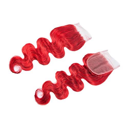 Generic Cloud Hair New Arrival Body Wave Hair Weaves With Lace Closure 4x4 Malaysian Virgin Hair Extensions and Top Closure Pieces (16 16 16+14 inch closure)