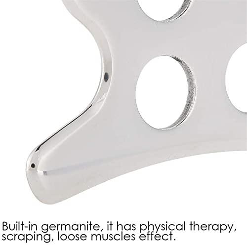 BAWHO Stainless Steel Body Scraper Gua Sha Skin Scraping Board Face Neck Back Beauty Massage Plate Relieve Pain Care Tools 1Pcs