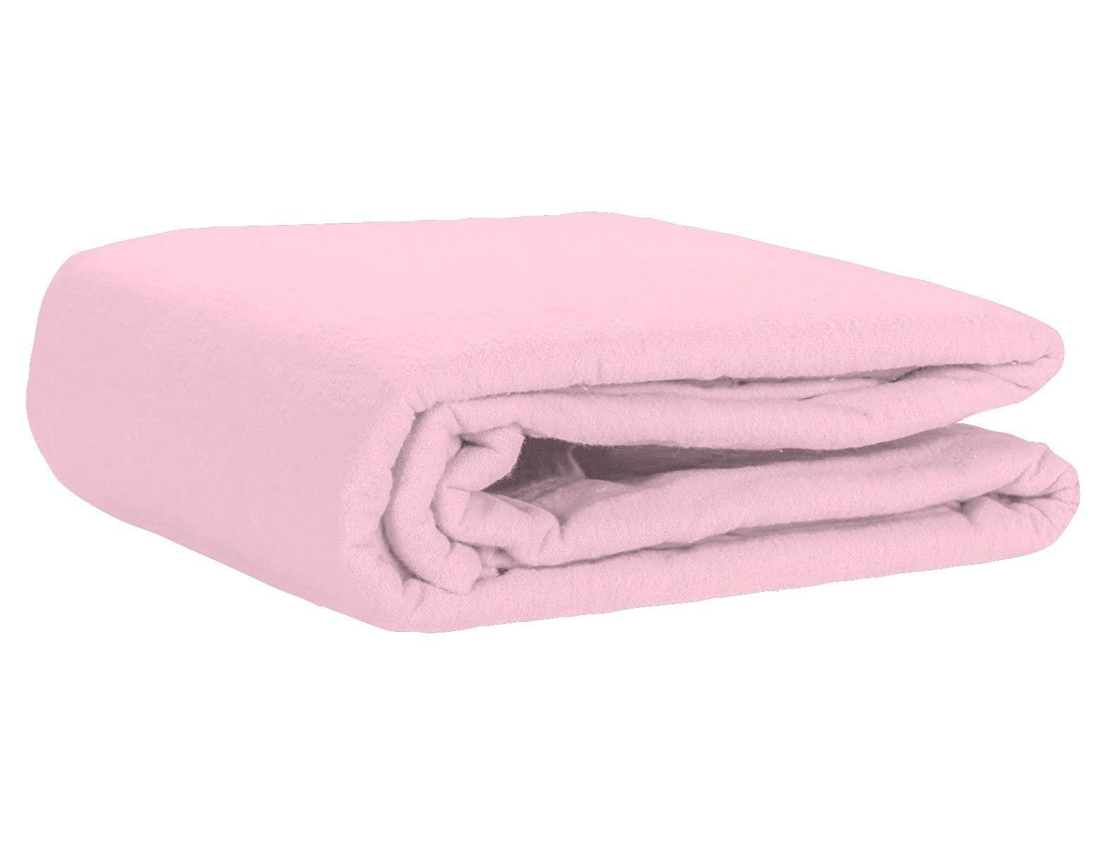 Silver Cotton 3-Piece Massage Table Sheet Set - Luxurious 100% Egyptian Cotton 1000 TC, Premium Facial Bed Cover - Includes Flat and Fitted Sheets with Face Cradle Cover - (Light-Pink)