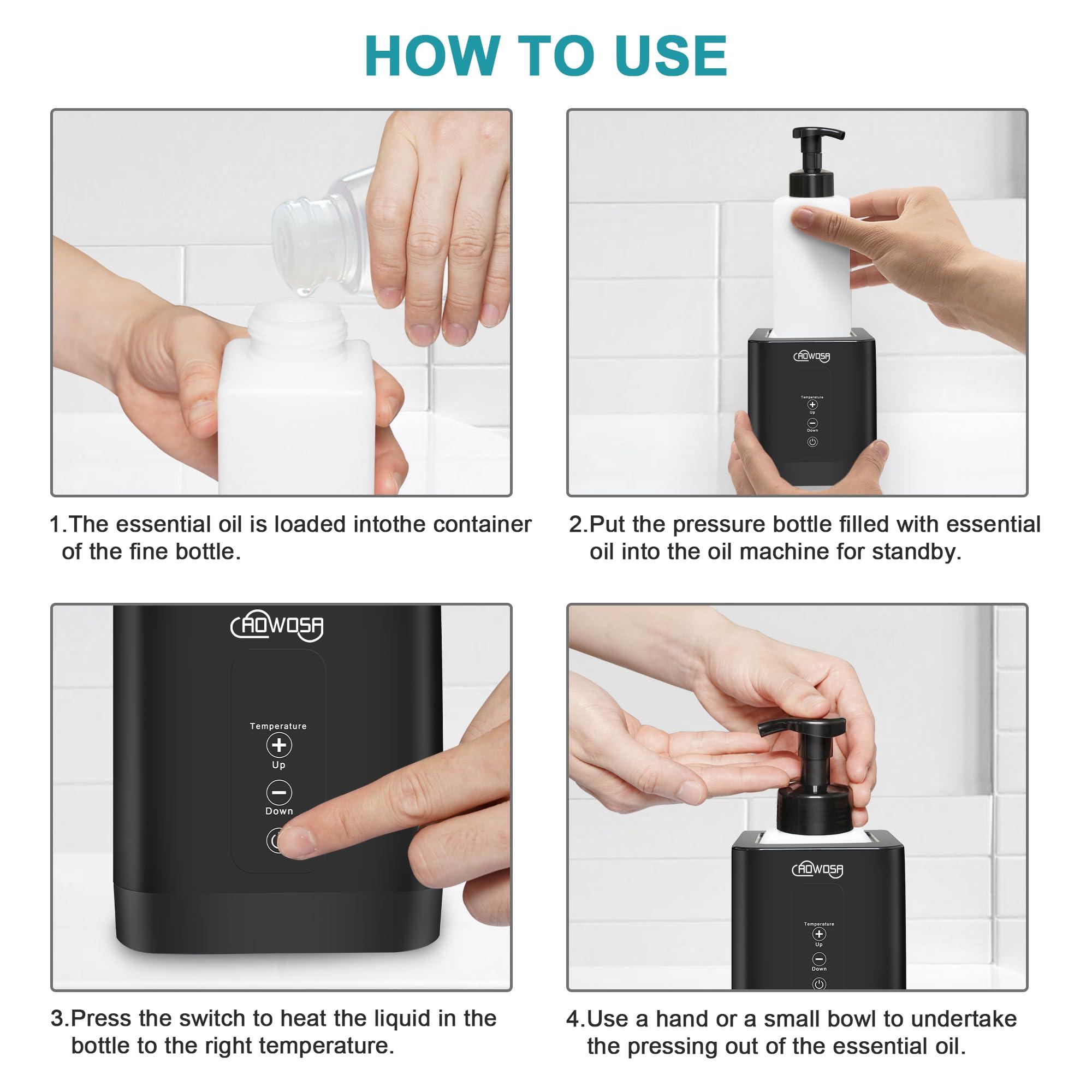 AOWOSA Hot Lather Machine for Shaving Professional Lather Maker for Men Face Shaving Large Capacity Shaving Foam Machine for Home Use Salon Barber Shop, with 2 Foam Bottle and Temperature Digital Display