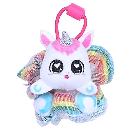 Scrunchmiez ScrunchMiez Single Surprise Pack, Magically transforms from Hair Scrunchie to Cute Plush Friend as Well as Backpack Clip. So Many Characters to Collect & wear.,(ID96524)