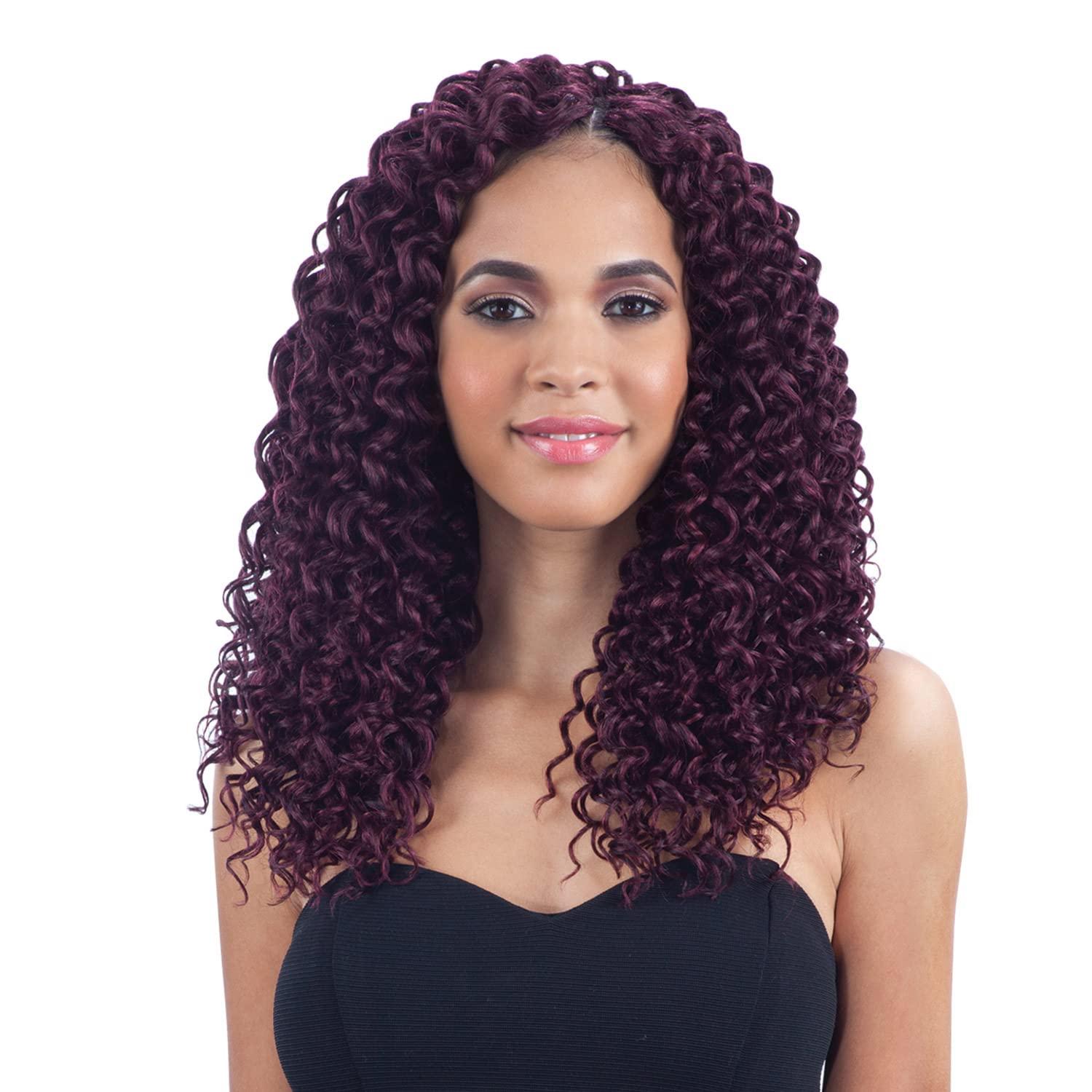 Free Tress Free Tress Synthetic Hair Crochet Braids Beach Curl 12'' (OT350)