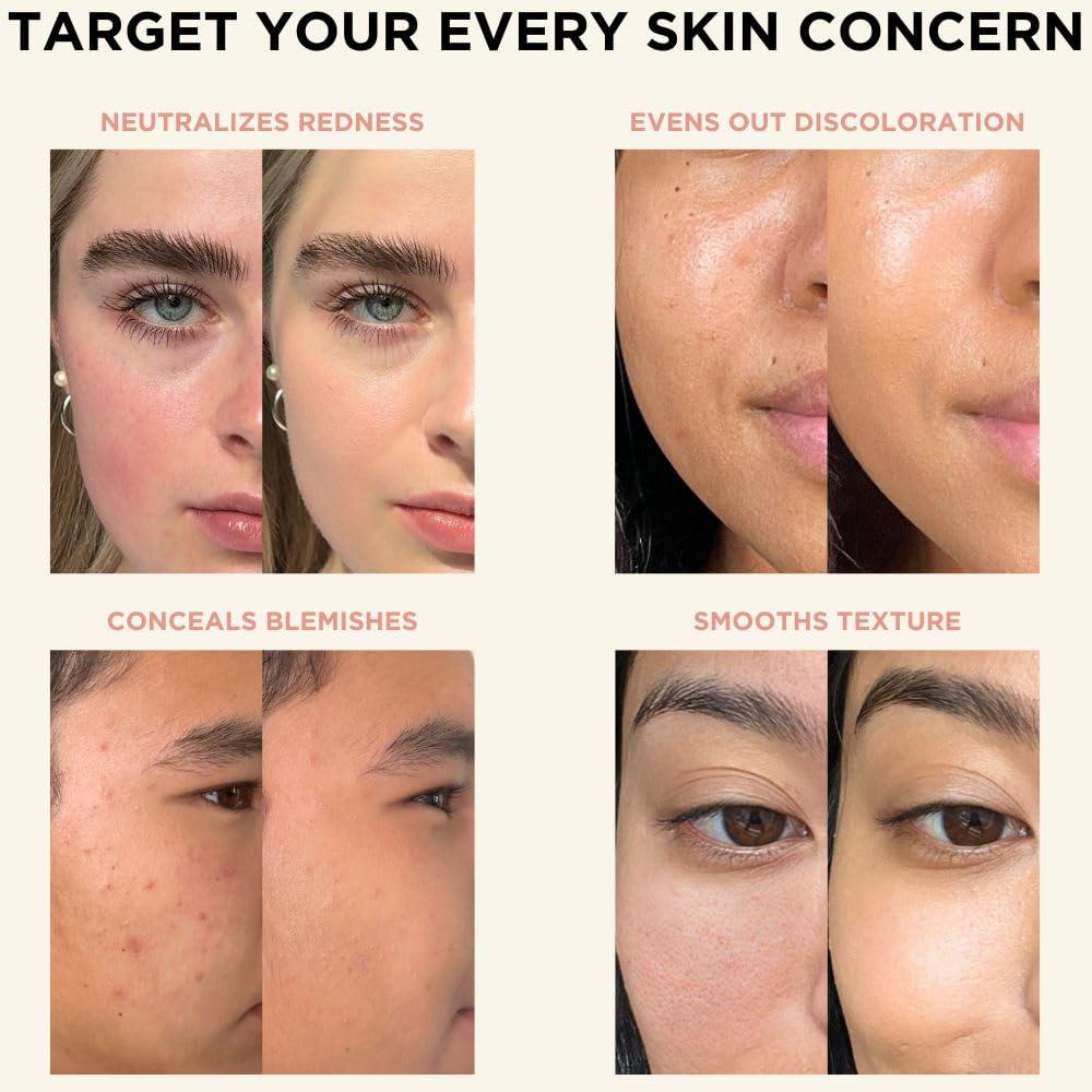 HALEYS Re-set Full Coverage Matte Foundation - Oil-Free Liquid Foundation with Double-Dose Pigments for Smooth, Natural Finish - Long-Lasting Foundation for Sensitive, Acne-Prone Skin by Haleys (1.75)