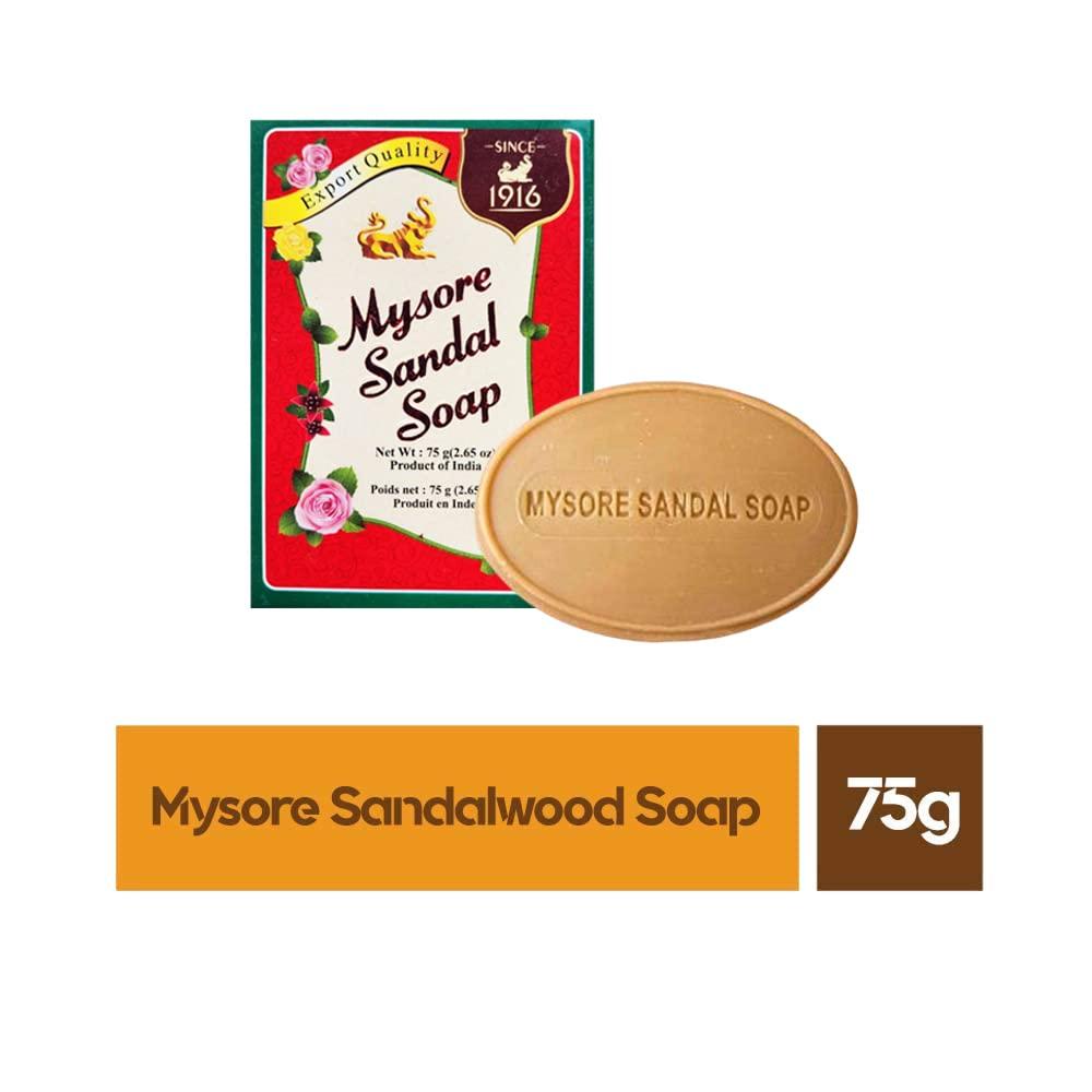 Mysore Sandal Mysore Sandal Soaps Pack of 10 (75 gr. Bars)