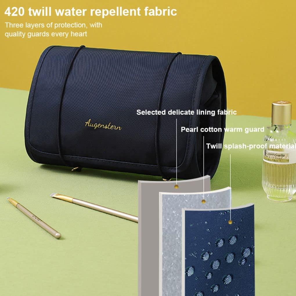 Generic 4-in-1 Hanging Travel Toiletry Bag Organizer, Hanging Travel Toiletry Bag for Travel, Cosmetic Travel Bag, Bathroom Bag, Removable Makeup Bag Foldable Cosmetic Organizer for Shampoo, Toiletries Blue