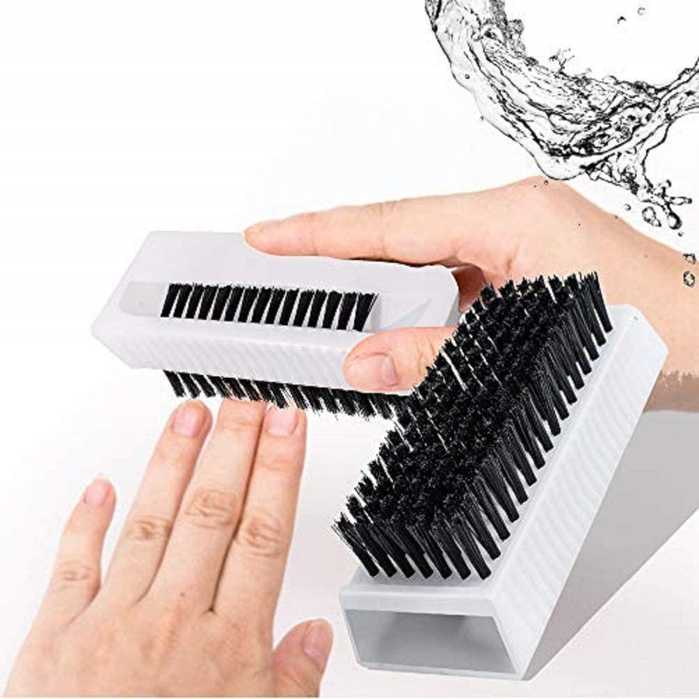 Darfooper 2PCS Nail Brush Surgical Scrub Brushes Two-Sided Stiff Hand and Nail Brush Non-Disposable Sterile Hand Scrubber with Nail Cleaner Hand and Nail Cleaning Brush Fingernail Brushes Nail Scrub Brushes