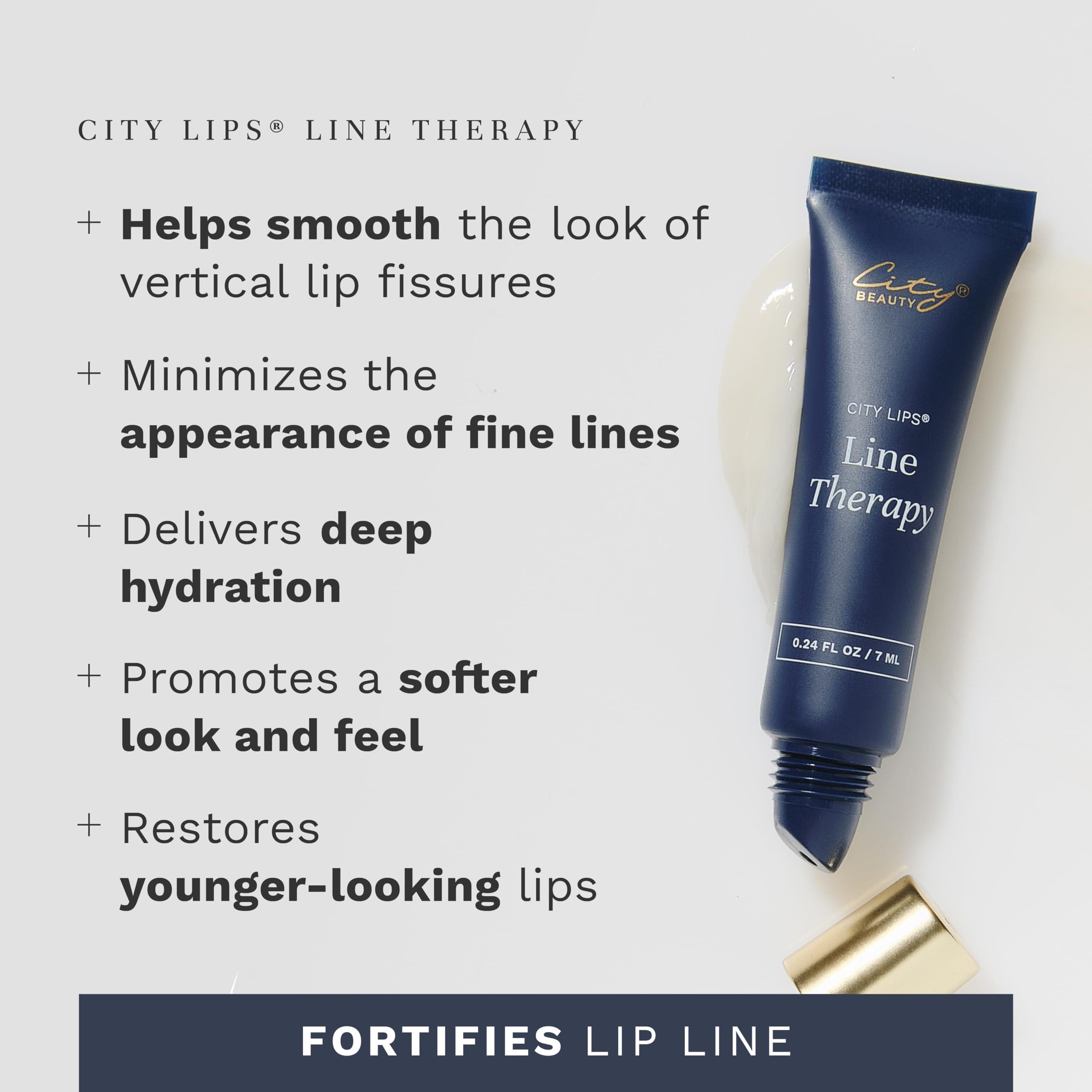 City Beauty City Beauty City Lips Line Therapy - Lip Line Fortifying Treatment - Defining & Smoothing - Solution for Lipstick Lines, Vertical Wrinkles, Corner Creases - Anti-Aging Cruelty-Free Skin Care