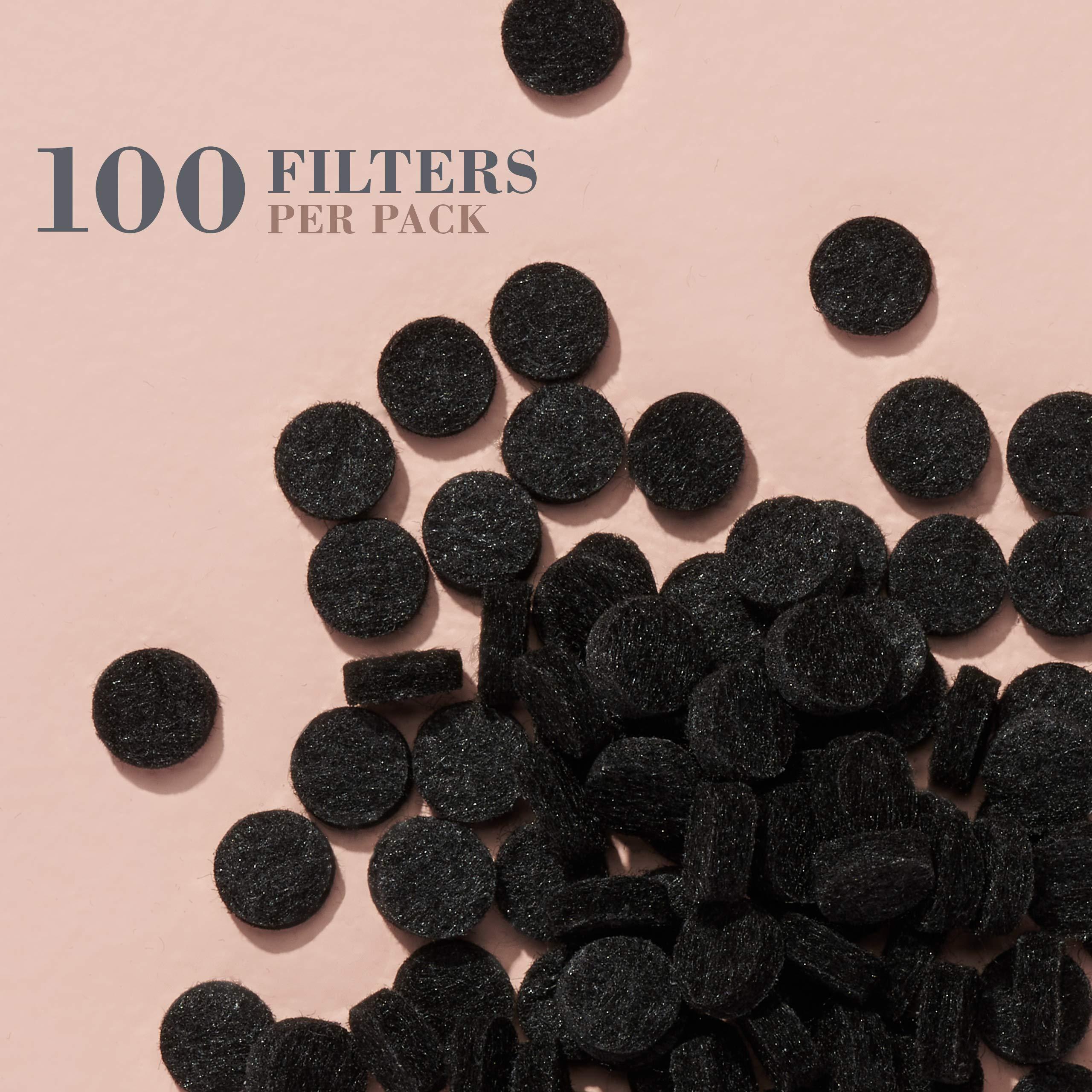 Trophy Skin Trophy Skin Replacement Filters - Round Wool Air Filters - fits Trophy Skin Microdermabrasion Kit - 100 pack