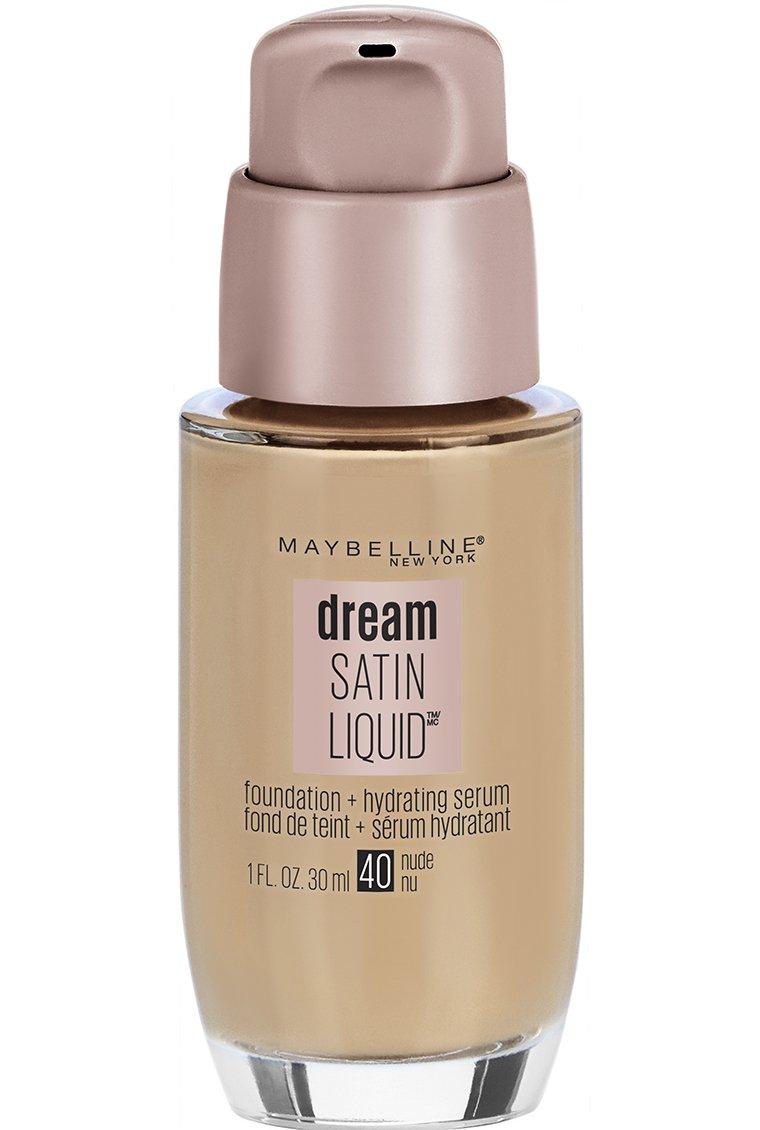 MAYBELLINE Maybelline New York Dream Satin Liquid Foundation (Dream Liquid Mousse Foundation), Nude, 1 fl. oz.