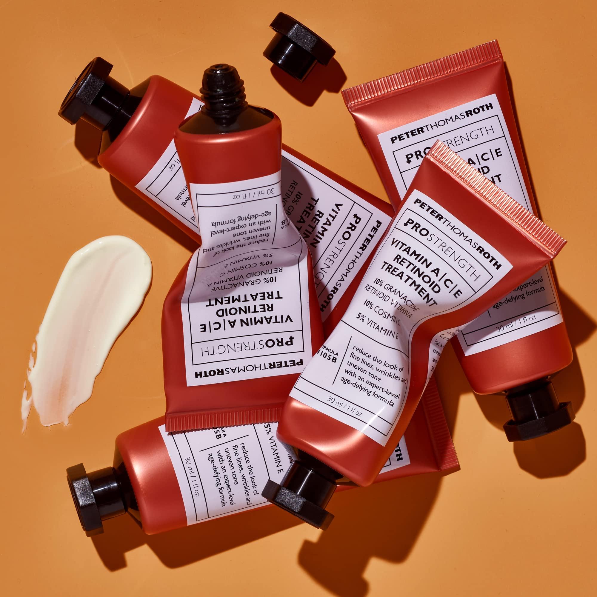 Peter Thomas Roth Peter Thomas Roth | PRO Strength Vitamin A|C|E Retinoid Treatment, For Fine lines, Wrinkles and Uneven Tone, Anti-Aging and Brightening Cream with Vitamins A, C and E