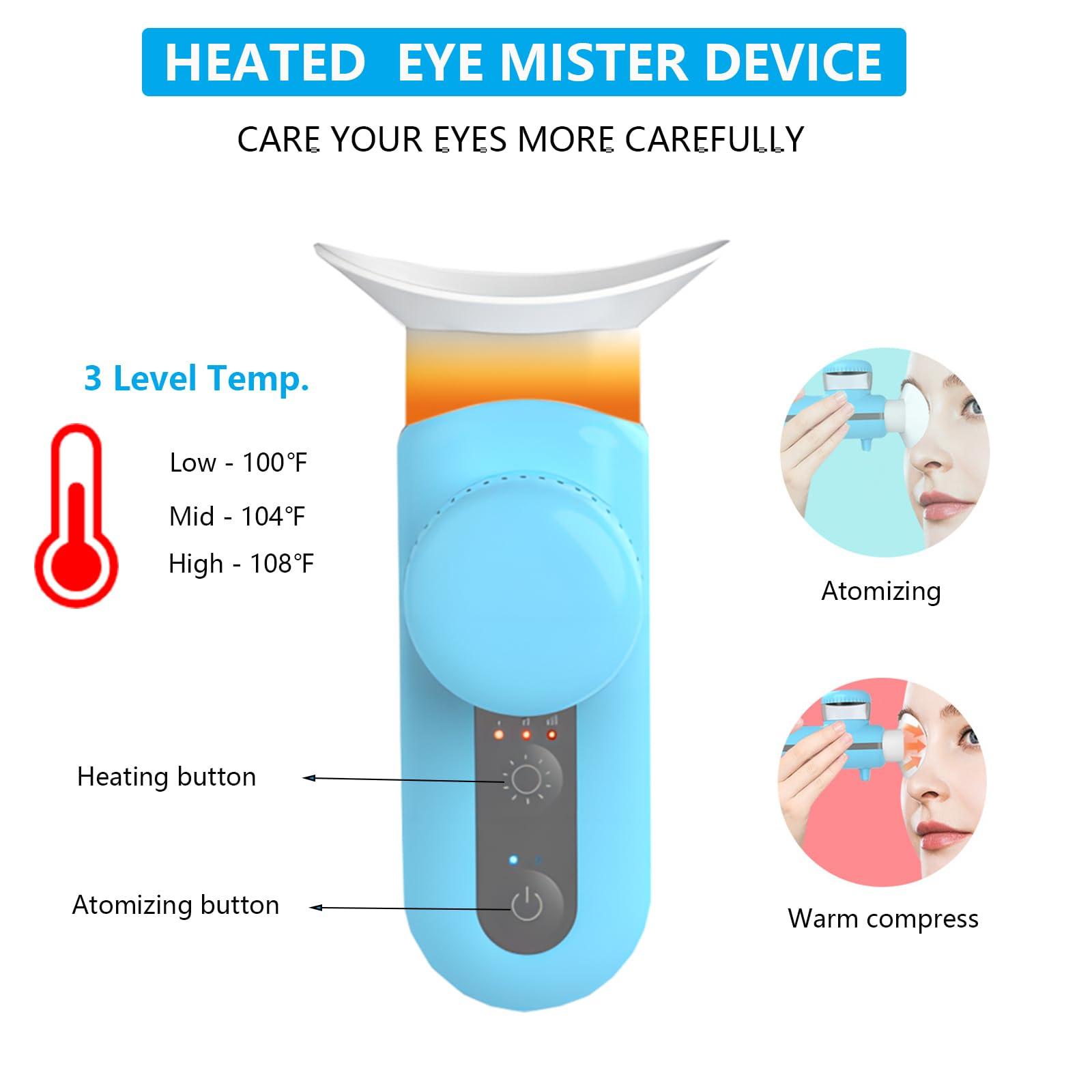 LIZICH Heated Eye mask and Eye Steamer with mosit Heat for Dry Eyes,Stye