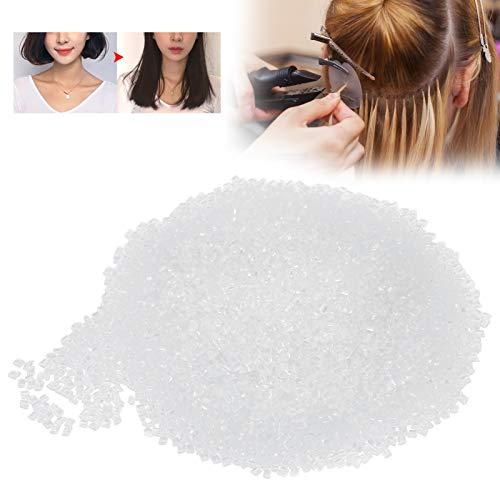 Betued 100g Keratin Glue for Hair Extensions, Hair Extension Glue, Hair Extension Beads, Keratin Glue Beads Transparent Hair Extension Keratin Granule Hot Fusion Extension Glue Bead Accessory