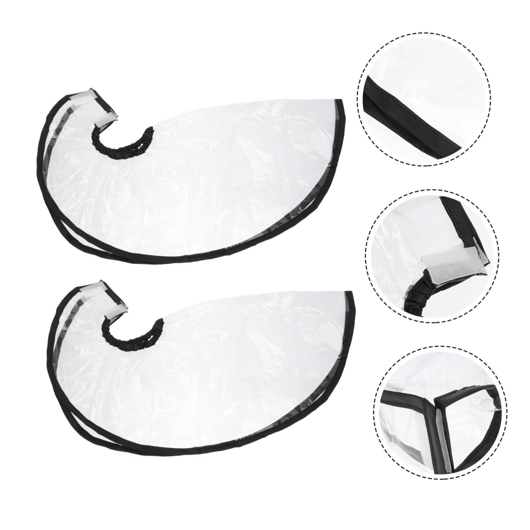 Beaupretty Beaupretty 2pcs Shampoo Funnel Barber Dye Washing Funnel Shampoo Washing Cape Shampoo Cape Barber Cape Salon Funnel Adjustable Clear Shampoo Sheer Cape Shawl Plastic Dye or Hair Bib