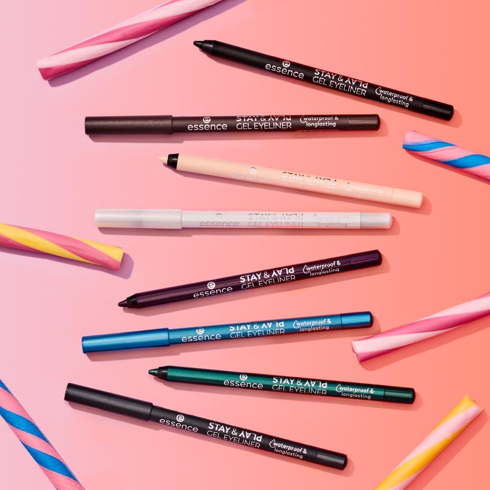 essence cosmetics essence | Lash Princess False Lash Effect Mascara & Stay & Play Gel Eyeliners 08 Stardust Love Bundle | Vegan & Cruelty Free