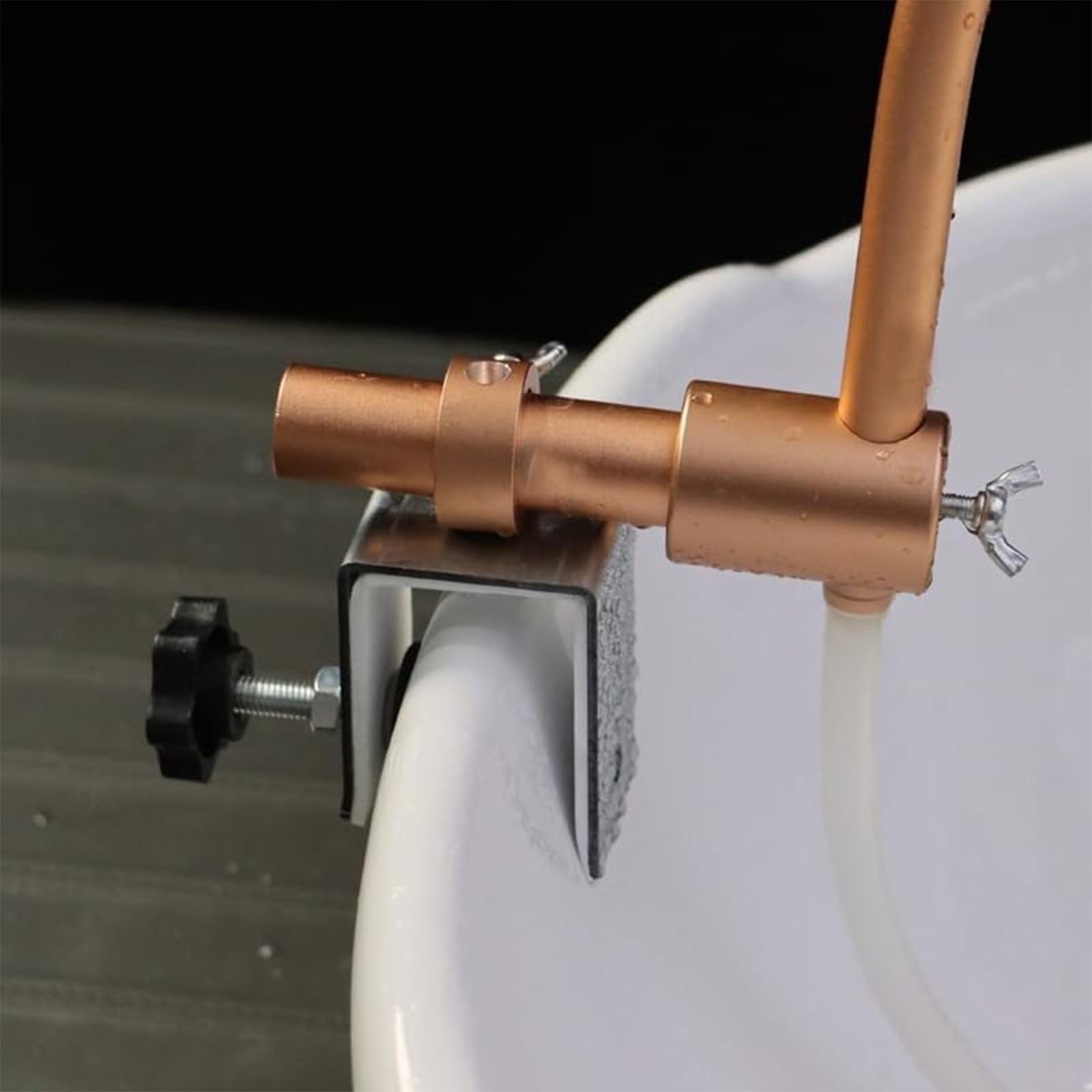 Generic Head Spa Water Circulation Rack, Head Spa Equipment Frame,Head Spa Equipment Frame, Shower Shampoo Bed Accessories, Hair Treatment Fumigation for Salon