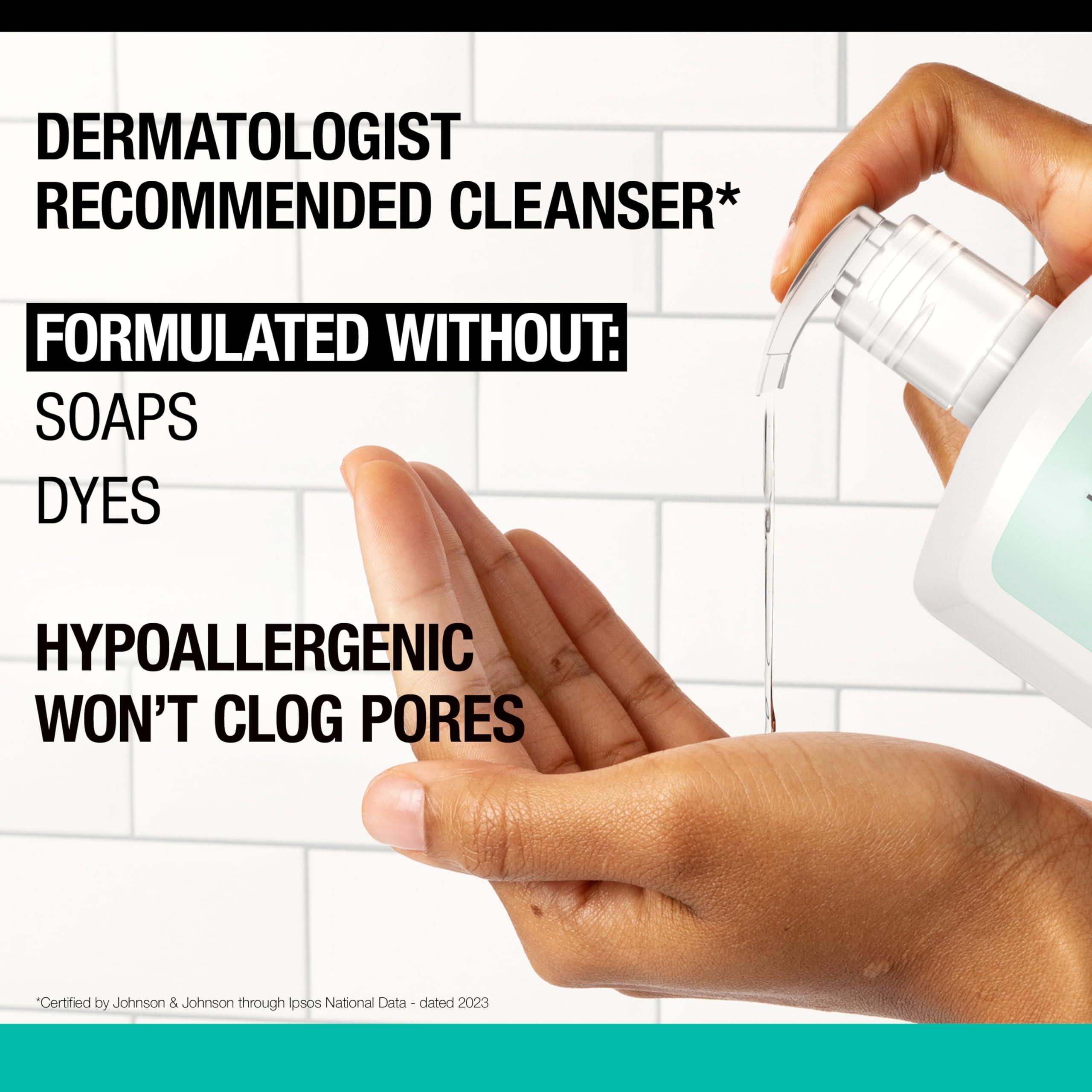 Neutrogena Neutrogena Ultra Gentle Daily Foaming Facial Cleanser, 16 fl. oz, Daily Facial Moisturizer, 3.4 fl. oz, Non-Comedogenic Skincare for Sensitive Skin, 2 Items