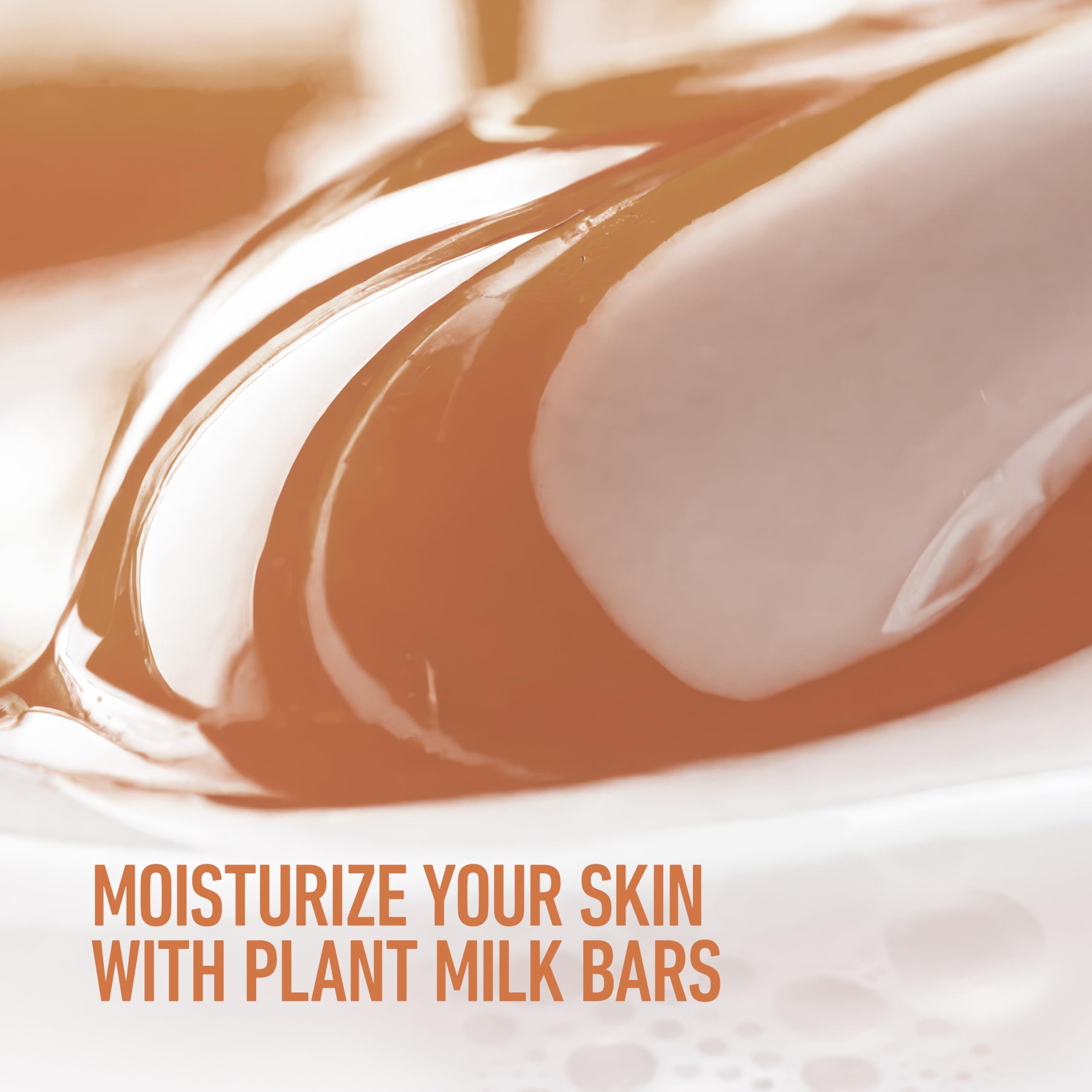 Dove Dove Plant Milk Cleansing Bar Soap Coconut Milk & Sugar Lychee Smooth Revitalizer 4 Count for Moisturized Skin Gentle Cleanser, No Sulfate Cleansers or Parabens, 98% Biodegradable Formula 5 oz