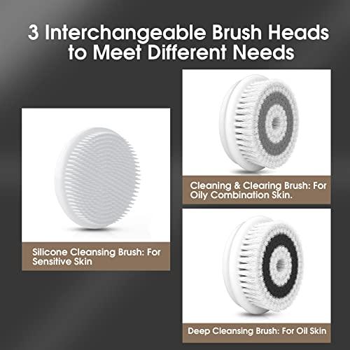 TOUCHBeauty Facial Cleansing Brush: Face Scrubber for Men and Women - Face Brushes for Deep Cleansing and Exfoliating