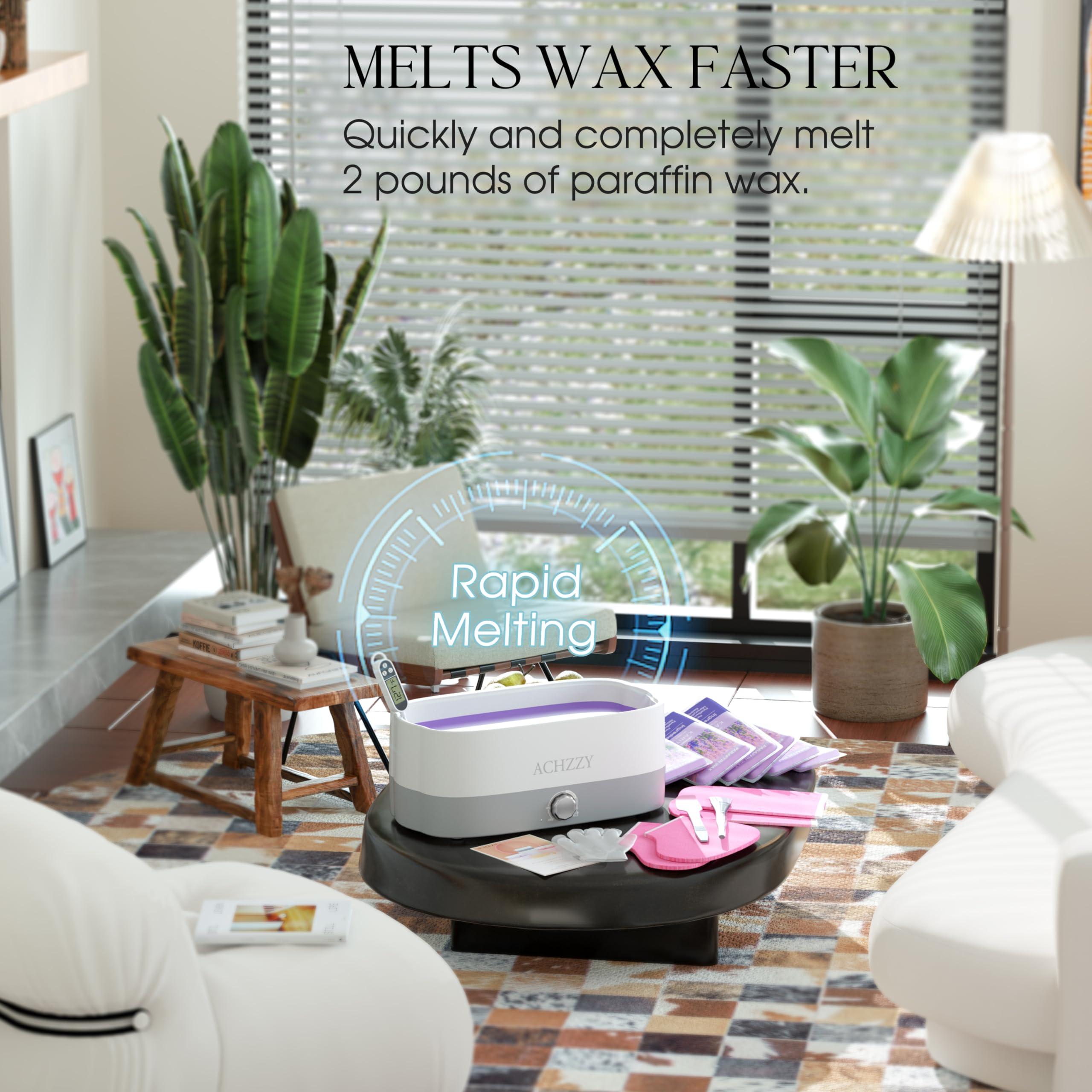 Achzzy Achzzy Paraffin Wax Machine for Hands and Feet, 4000ml Paraffin Bath, Paraffin Wax Warmer with Refills, Nourishing and Moisturizing, Professional-Grade Spa Treatment for Soft and Smooth Skin