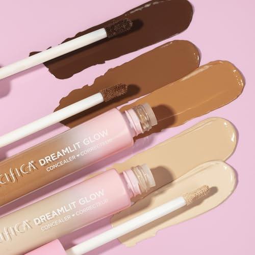 Pacifica Pacifica Concealer DreamLit Glow Full Coverage Concealer with Squalane for Dark Circles & Dark Spot Correction, Lightweight & Long-Lasting, Vegan & Cruelty-Free, Shade 11 (Light Beige)
