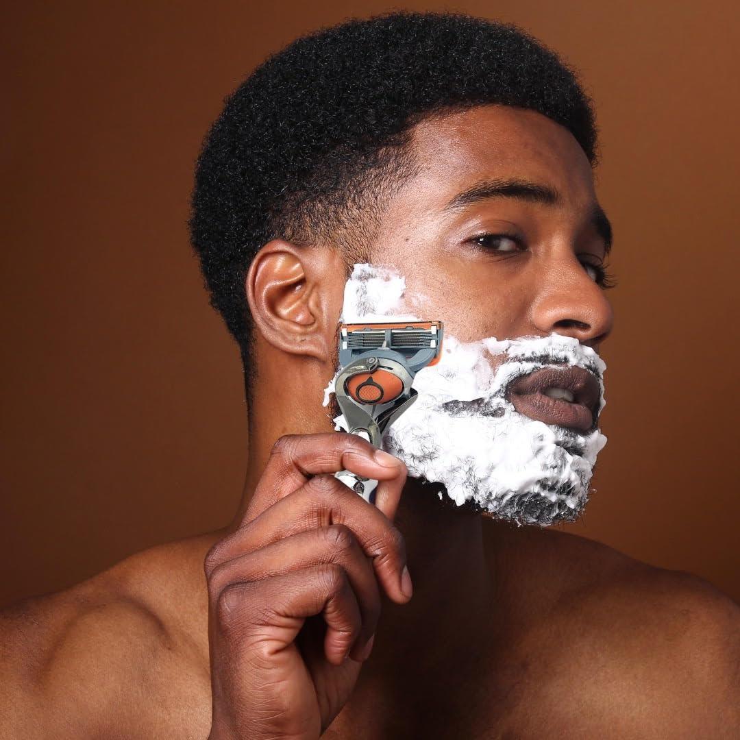 G.B.S G.B.S Flex ball Handle Razor with Flex ball Pivot Ball technology All Chrome Diamond Knurled Pattern Long Handle Shaving Razor