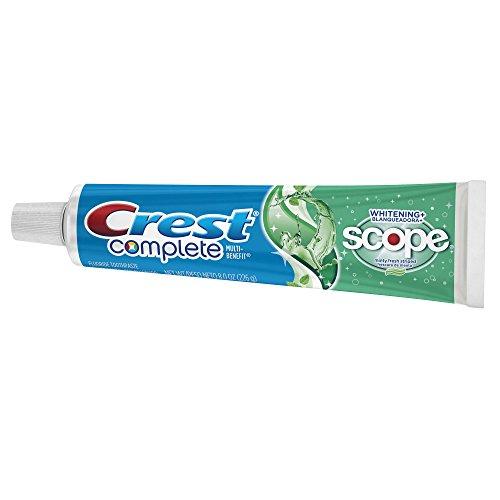 Crest Crest Complete Whitening Plus Scope Minty Fresh Toothpaste, 8-Ounce (Pack of 4)