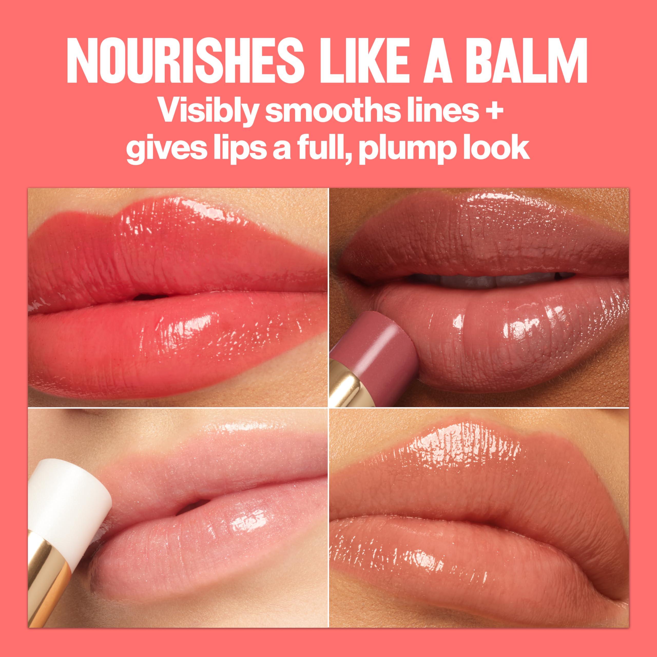 REVLON REVLON Super Lustrous Glass Shine Balm, Hydrating Tinted Lip Balm, Sheer, Glossy Shiny Finish, 003 Honey Shine, 0.11 oz