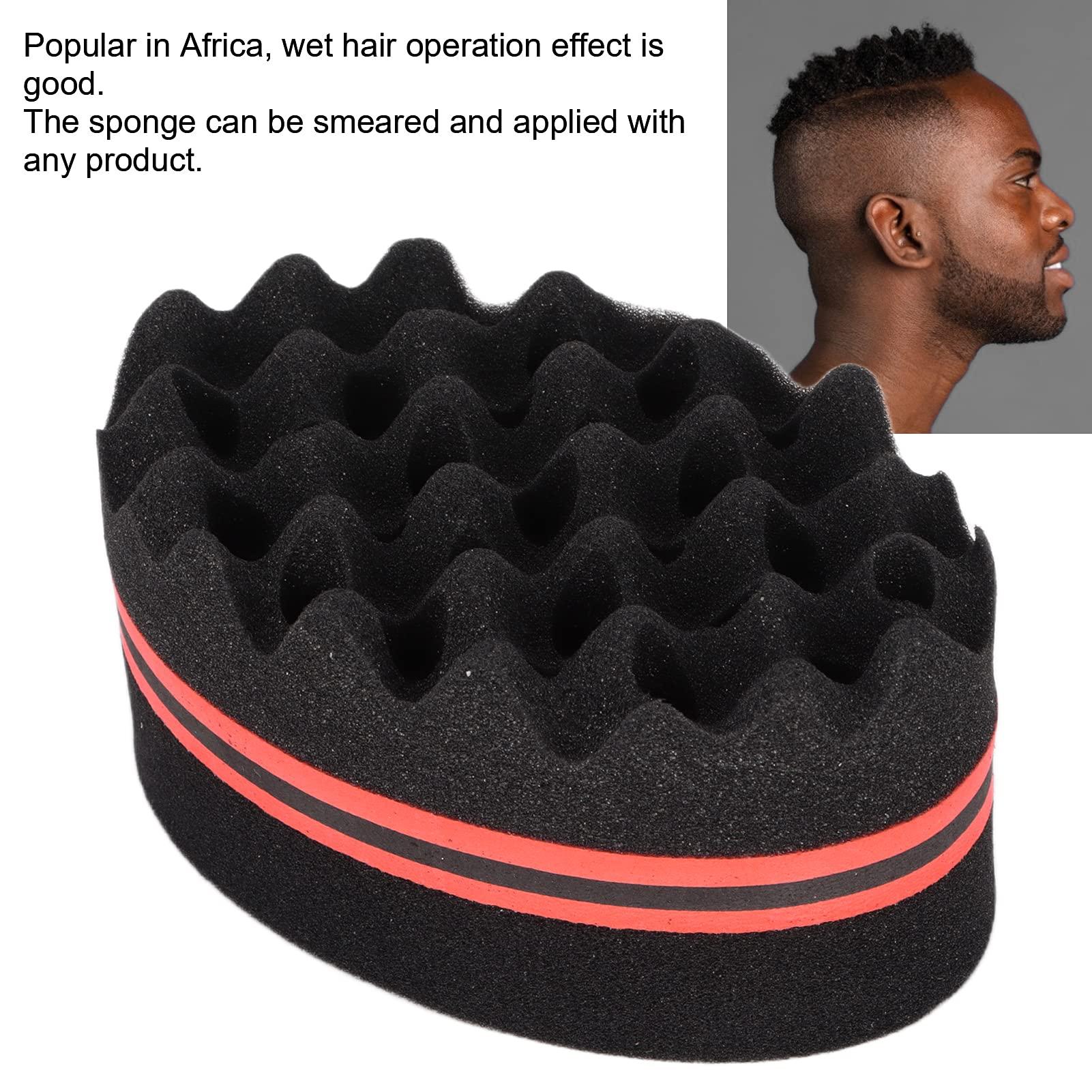 CHICIRIS Hair Sponge Brush, Twist Hair Sponge Curling Big Holes Hair Sponge Soft for Men Women Curls