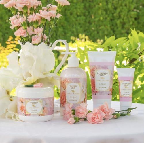 Camille Beckman Camille Beckman Camille Scented Silky Body Cream, Daily Moisturizer for All Skin Types, Non-Greasy Vegan Formula to Nourish and Soften Hands and Body, 13 Ounce