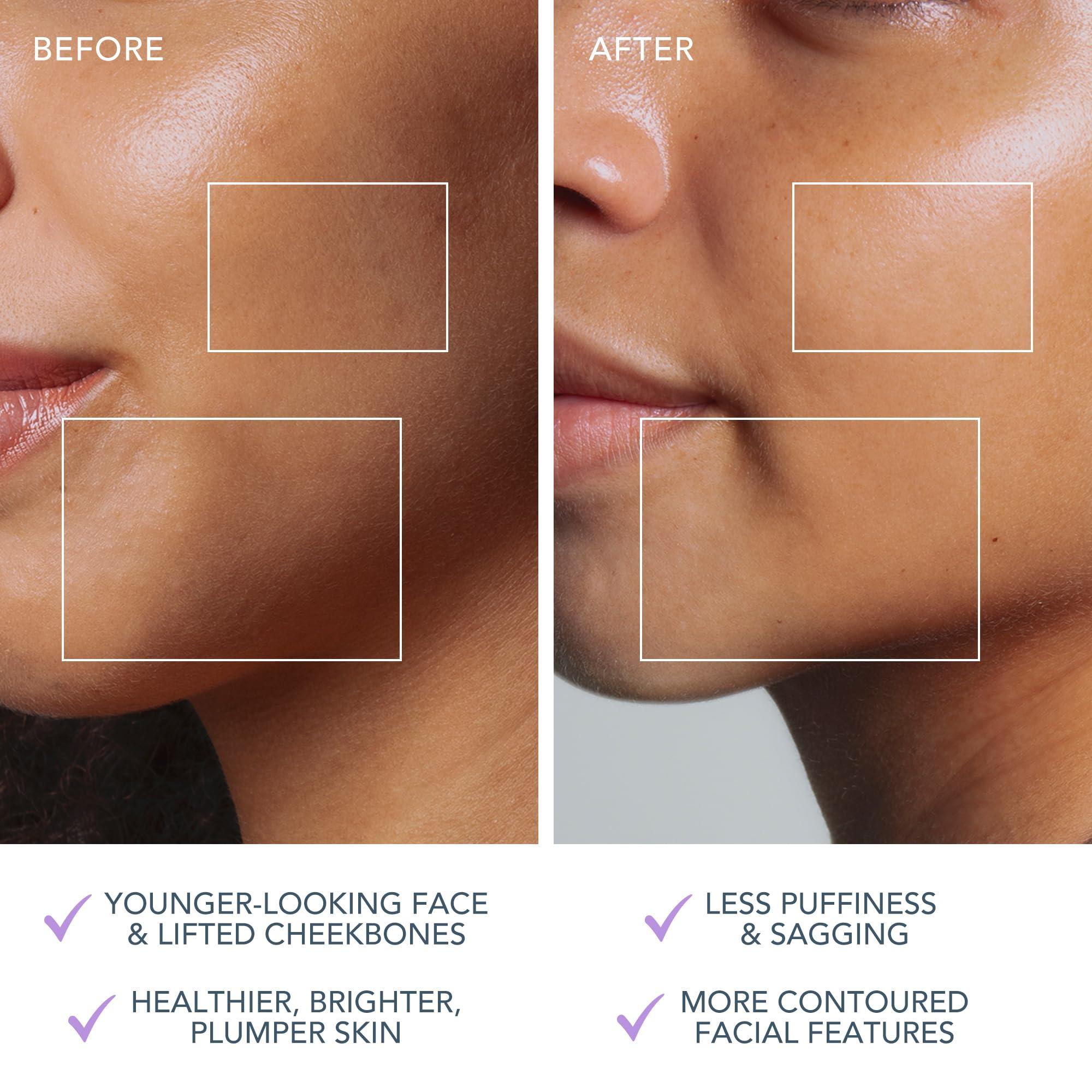 FOREO FOREO BEAR 2 go - Travel-friendly Toning Microcurrent Facial Device - For Fine Lines & Wrinkles - Anti Aging - Face Sculpting - Instant Full Face Lift - Firm & Contour - Compact Skin Care - Lavander