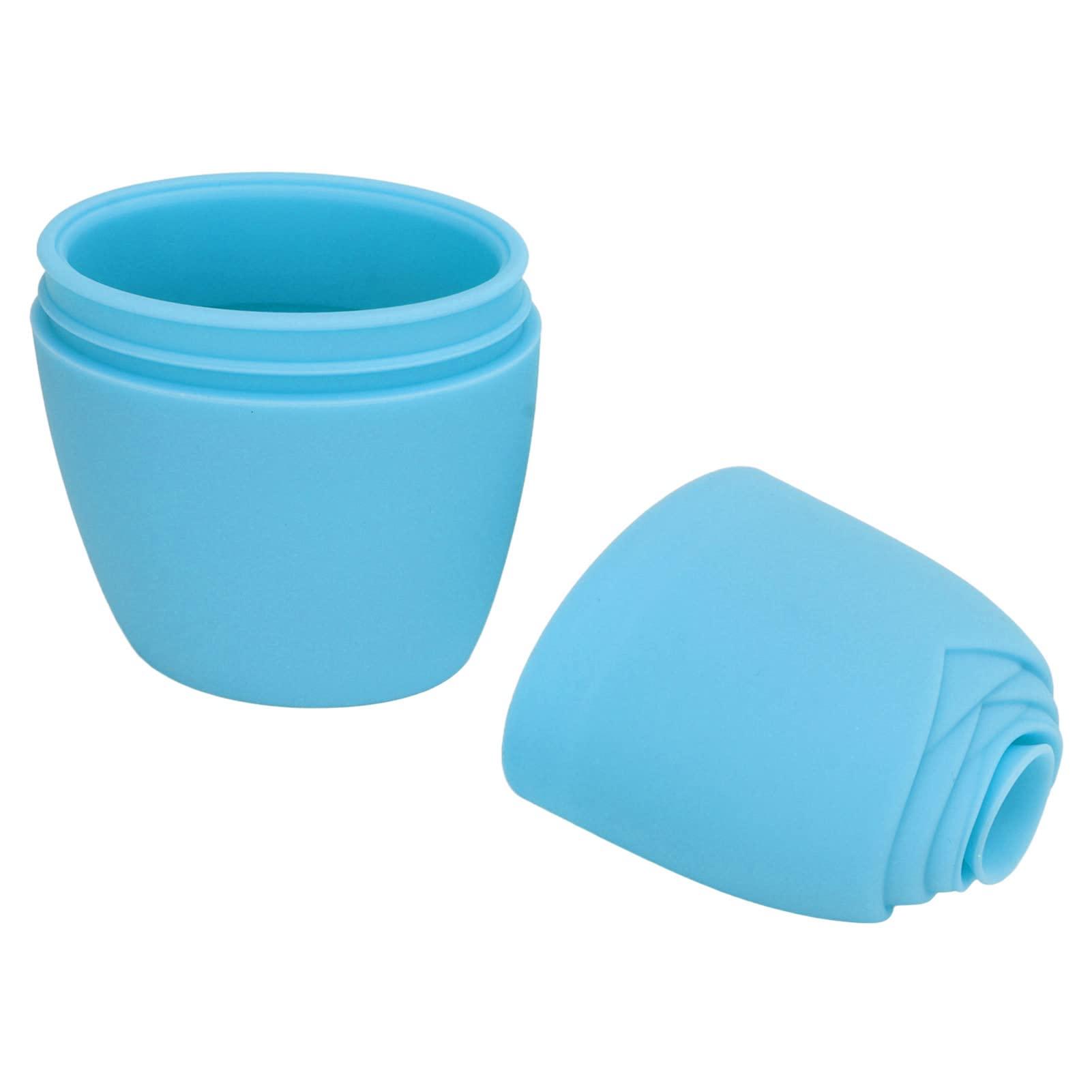 Gigicial Gigicial Ice Roller for Face, Ice Cubes Facial Roller Massager, Silicone Ice Facial Roller Ice Holder, Face Ice tooling Skin Care, Face Icers Reusable Ice Cubes Roller (Blue)